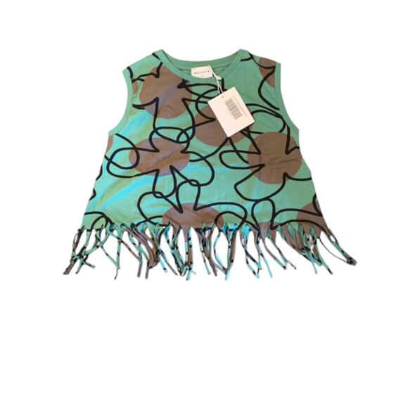NWT Wolf & Rita 🍃 Artistic Fringe Top - Picture 6 of 6